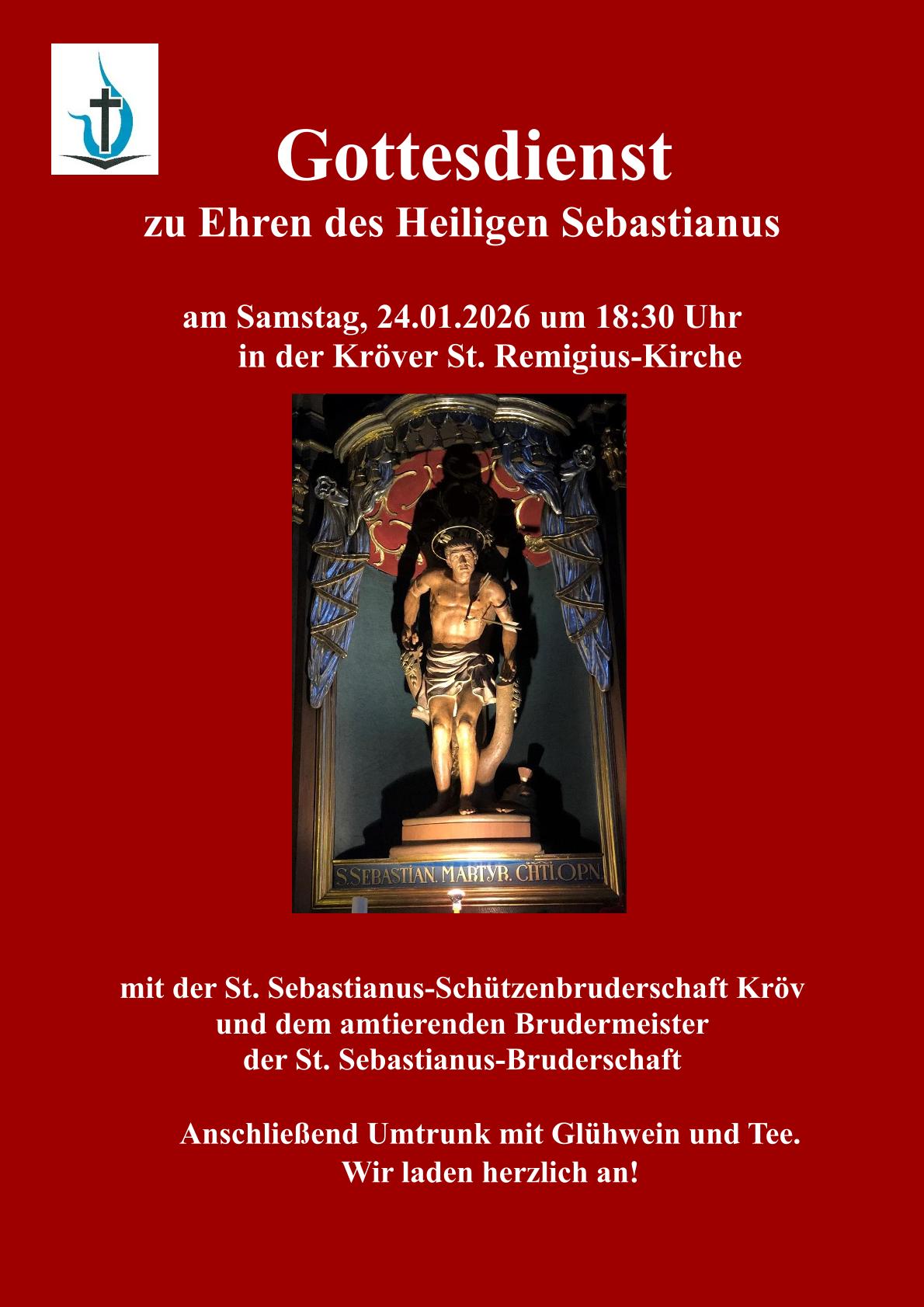 Aufruf zum St. Sebastianus Gottesdienst 2026-1