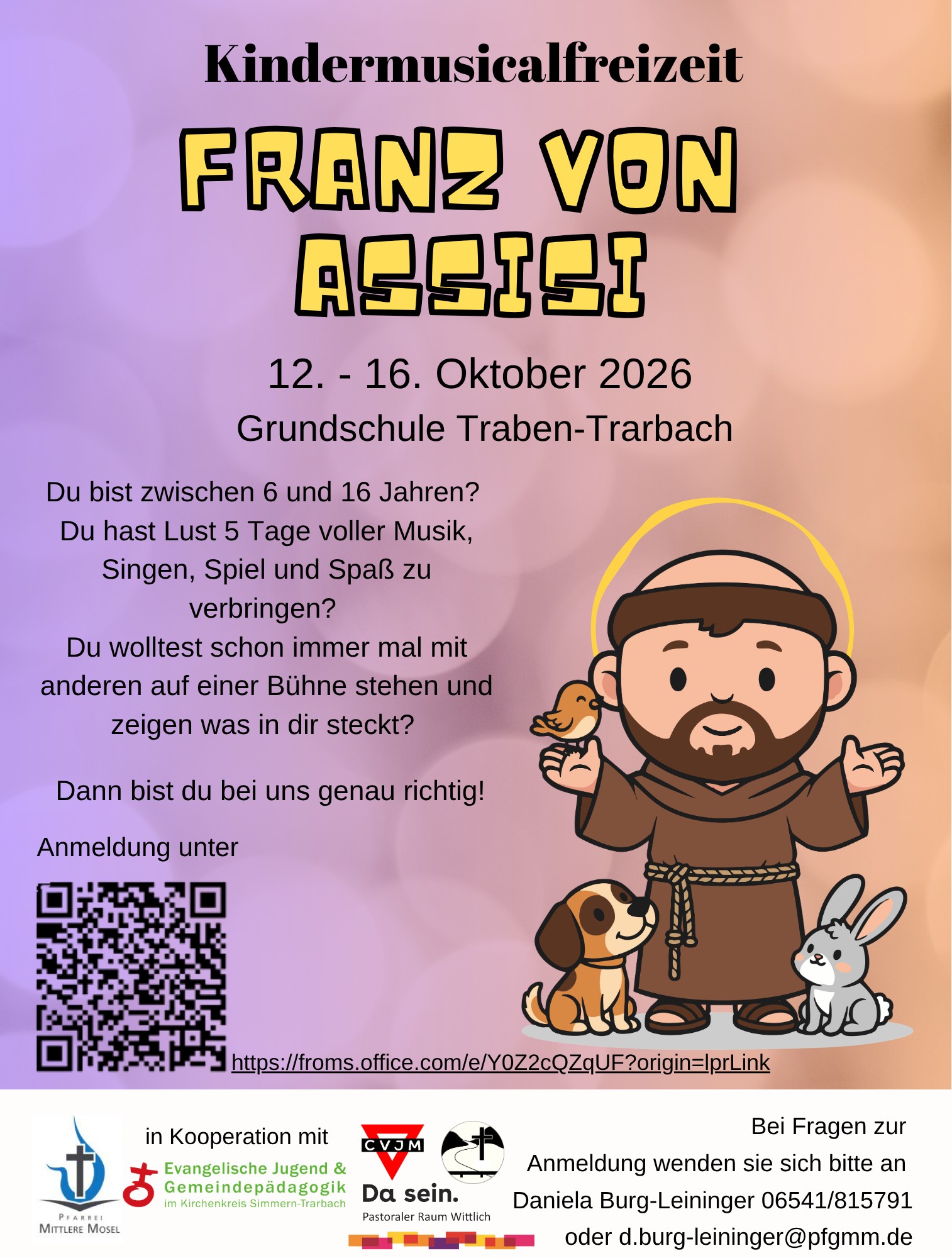 Flyer mit Anmeldung (c) Daniela Burg-Leininger Flyer mit Anmeldung