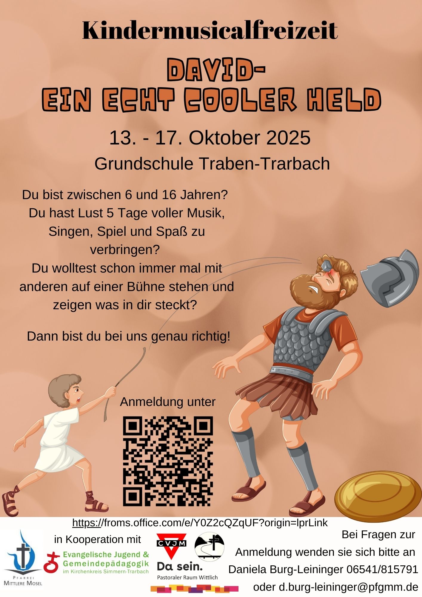 Flyer mit Anmeldung (140 x 185 mm) (A4)