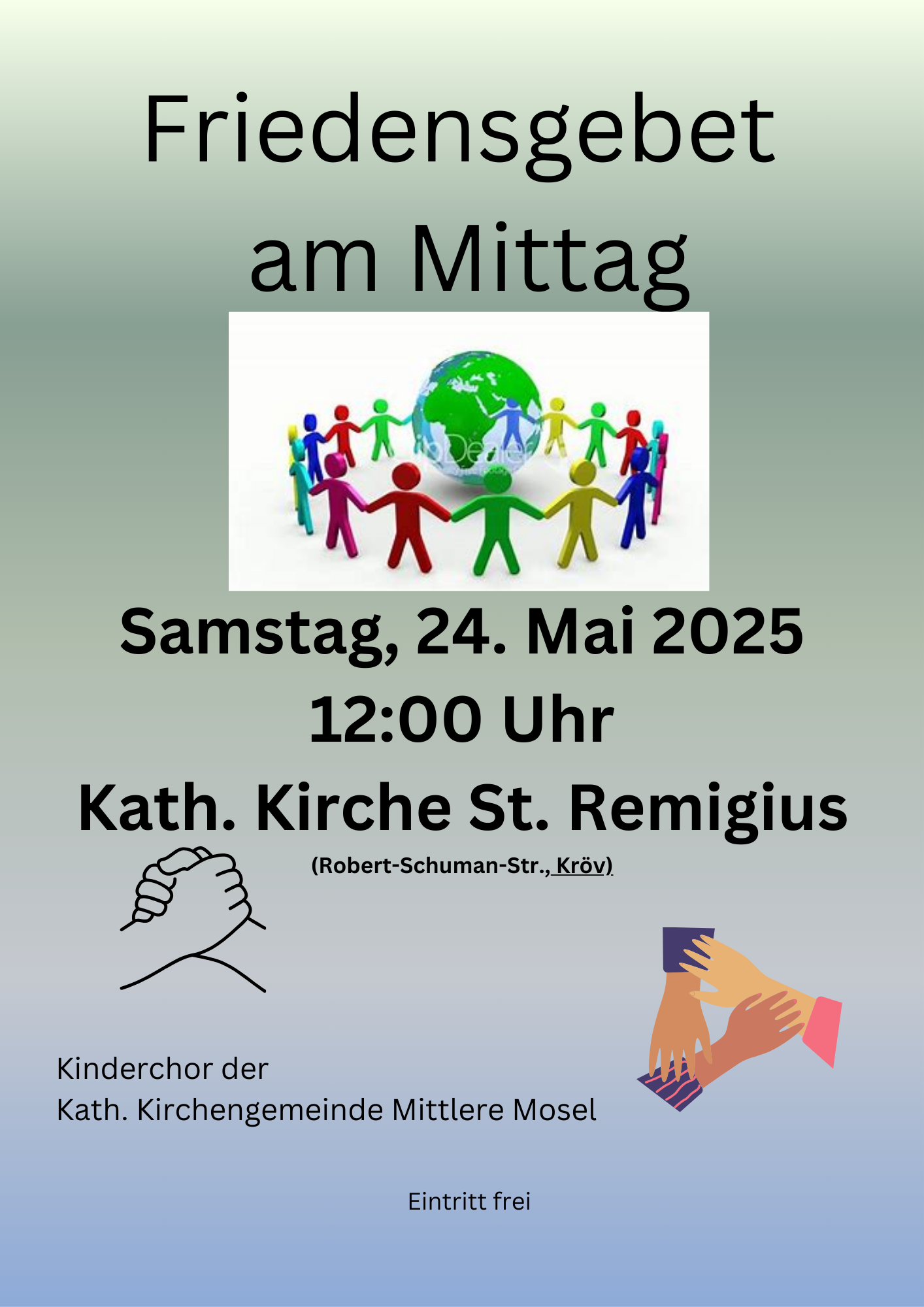 Friedensgebet am Mittag