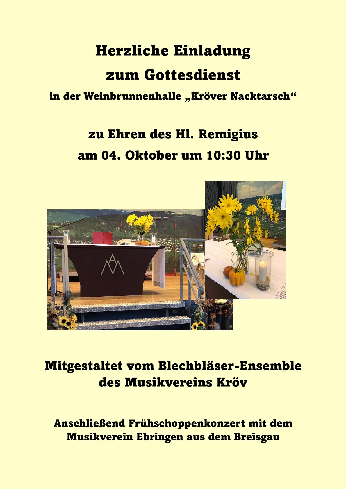 St. Remigius Gottesdienst 2026