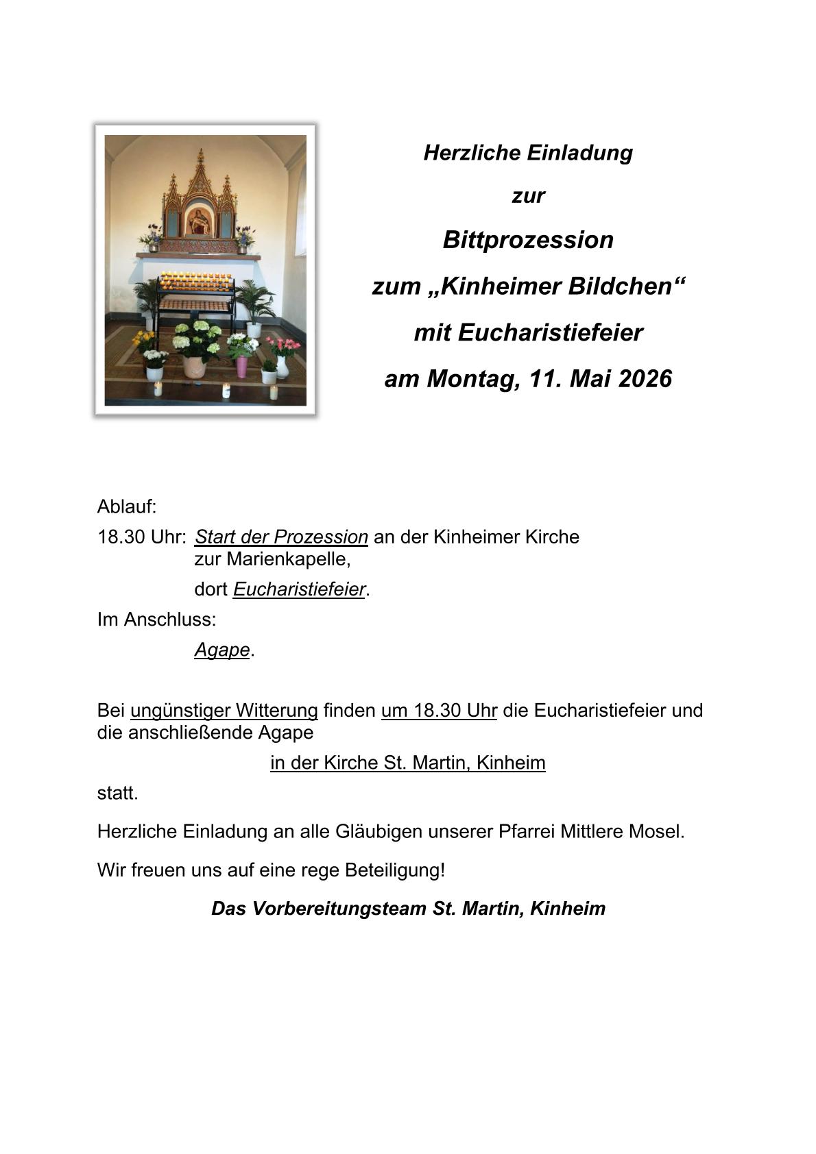Plakat Bittprozession Kinheim 2026-1